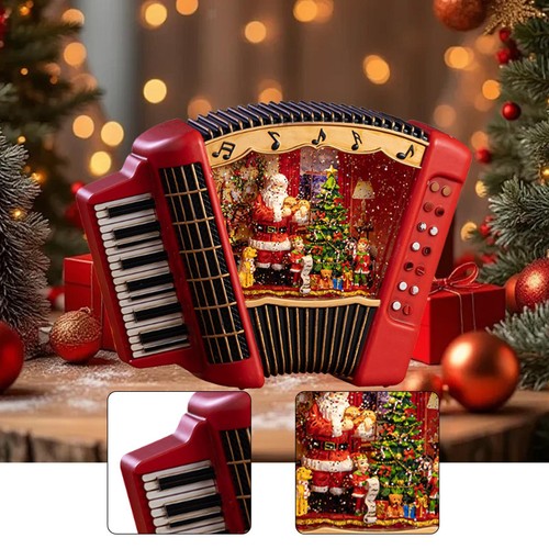 Musical christmas snow - snow, globe
