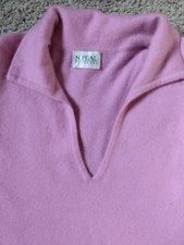 100% Cashmere N Peal Jumper -  stunning soft pink  