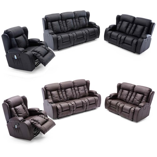 Caesar manual recliner sofa - manual,