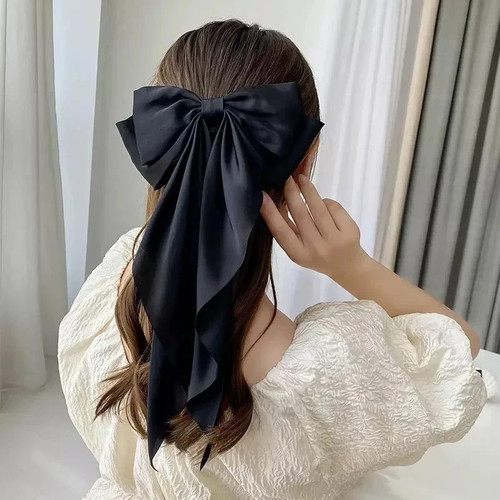 Elegant solid large bow ribbon - large,
