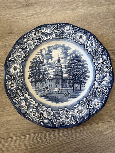 Liberty blue dinner plate - blue,