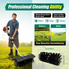 Gas Power Nylon Brush Broom