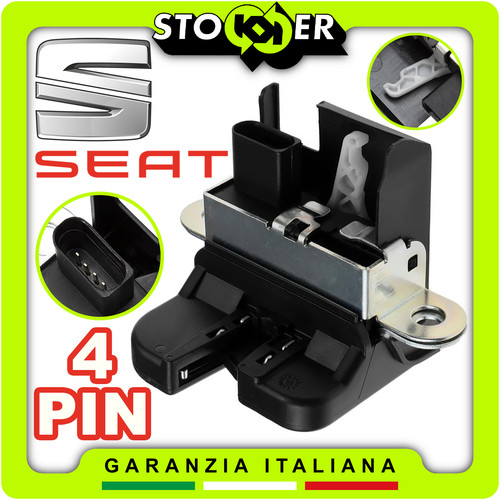 Seat 4pin central - 4pin, tailgate