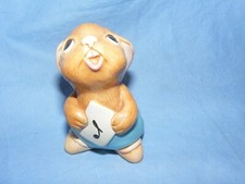 Pendelfin Rolly Blue Burnley England Stoneware Rabbit Vintage Rabbit
