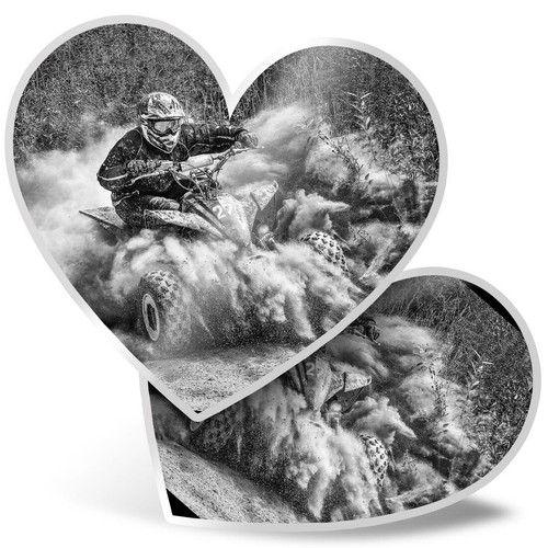 Heart stickers bw - x, cm