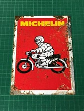 MOTORBIKE Metal Sign Print Man