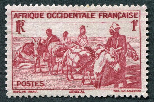 French west africa 1947 1f - french,