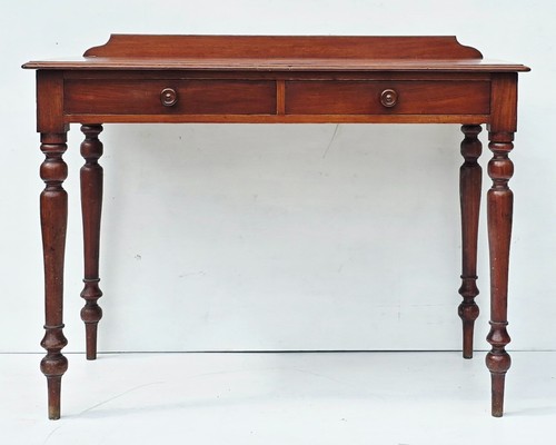 Antique mahogany writing - an,