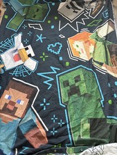 MINECRAFT Official Single Duvet Cover Set | Gaming Design Reversible From Next