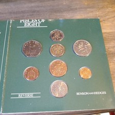 1983 UK Year Coin Set - Pieces Of Eight - Benson & Hedges Folder, uncirculated