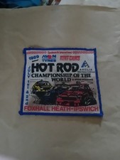 SPEDEWORTH HOT ROD RACING WORLD FINAL & IPSWICH SPEDEWEEKEND SEW ON BADGE 1989