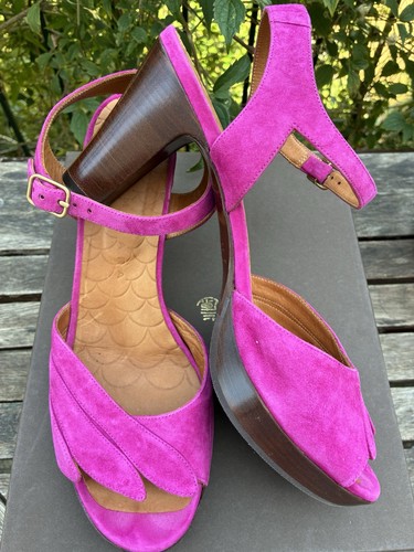 Chie mihara pink - chie, suede