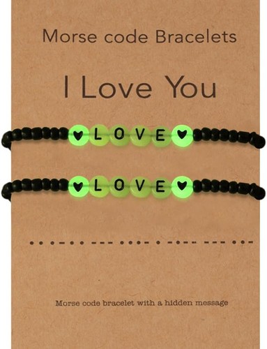 Matching heart bracelets - heart, for