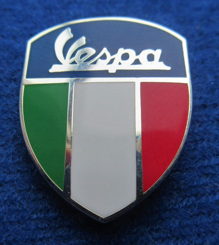 Vespa italian shield - italian, enamel