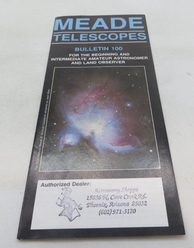 Meade telescopes bulletin 100 - meade,