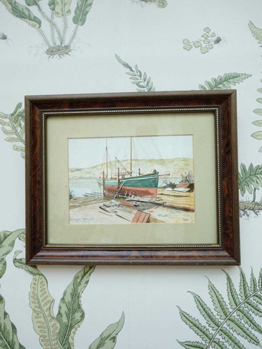 Vintage brixham trawler - brixham,