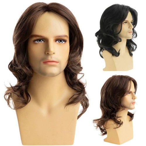 Synthetic wigs for mens party - synthetic,