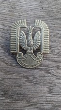 Poland WW2 Polish Air Force Original Cap Badge