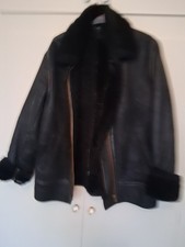 Leather/sheepskin Ladies Flying Jacket Size 12