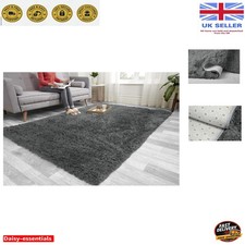 Stylish Soft Fluffy Shag Rug - 160cm x 230cm Anti-Slip Carpet for Living Room