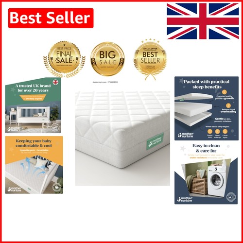Reversible baby cot mattress - reversible,