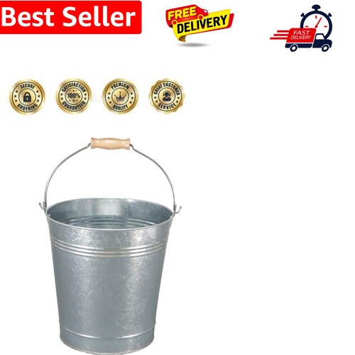 Galvanised bucket l or - galvanised, 12