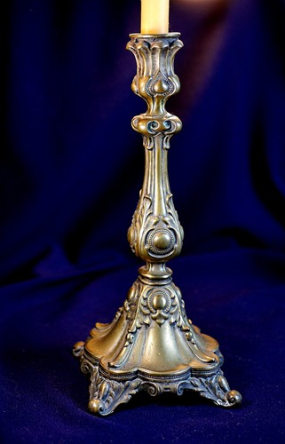 Antique shсhabbat candlestick - antique,