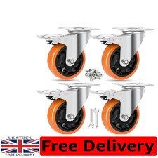 Set of 4 Silent Polyurethane