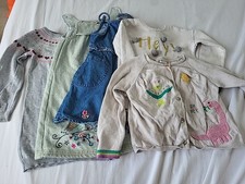 Girls' Bundle: 2-3 Years: 2 Jumpers,  3 Dresses Monsoon, Next, Primark, Tu
