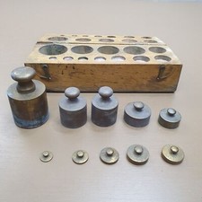 Vintage brass weights - vintage,