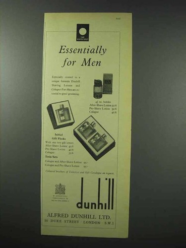 1959 dunhill after shave - 1959,