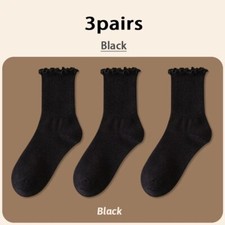 Ruffle women socks - women, cotton