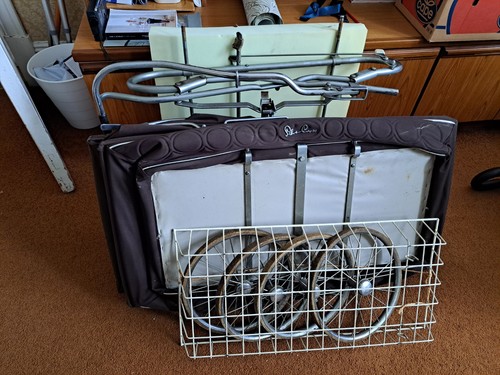 Vintage silver cross pram - silver,