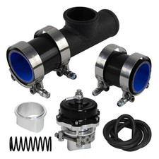 50MM 35PSI Boost V-Band Turbo Blow Off Valve BOV + 51mm Flange Pipe Hose Kit BK