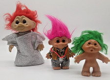 3 Vintage Russ Trolls Wizard