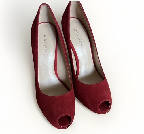 Nine west red suede shoes - west,
