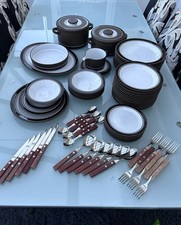 Hornsea Pottery Lancaster Vitamin Contrast Dinner