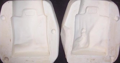 Ceramic mold molds duck - mold,