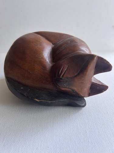Vintage carved wooden - carved,