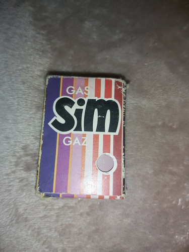 Vintage gas sim gaz - sim, pink