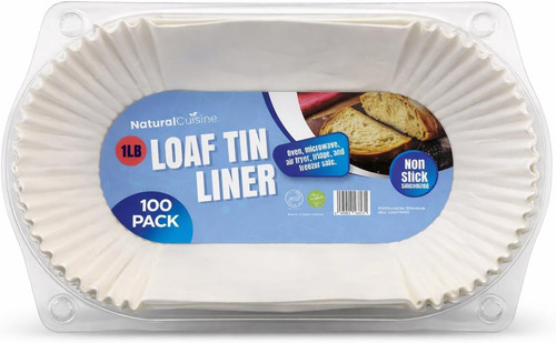 1lb loaf tin liners - tin, –