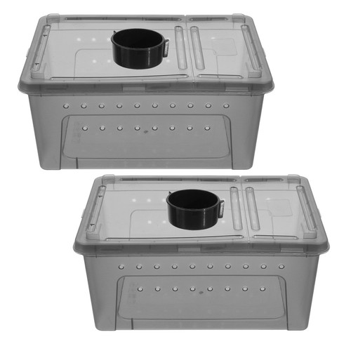 Reptile feeding box plastic - reptile,