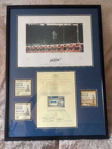 Evel knievel framed - framed, wembley