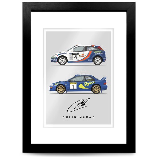Colin mcrae signed car - mcrae,