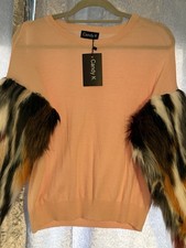 Bnwt Baby Pink & Faux Fur