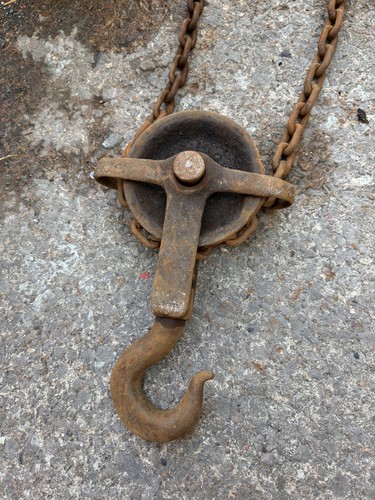 Westons block pulley chain - block,