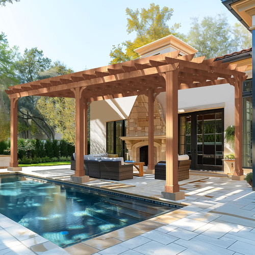 12x20 cedar wooden - ft,