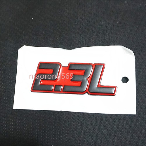 Matte black big 3l - 2.3l, red
