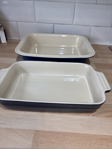 Crueset blue baking dishes - blue,