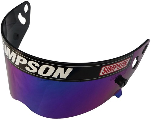 Simpson helmet blue iridium
